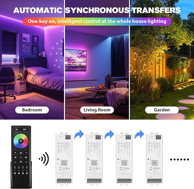 XXK WB5 WiFi PWM 12V/24V LED Controller