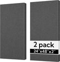 Olanglab Sound Absorbing Acoustic Wall Panels 2 Pack, Large Fabric Wrapped