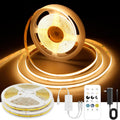 AXMOTUT 32.8ft COB LED Strip Light Warm White, High Bright LED Strips (2 Rolls)