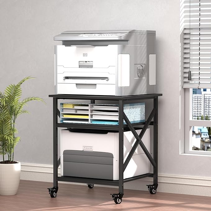 Printer Stand, 23.6 x 23.6 Inches Large Printer Stand