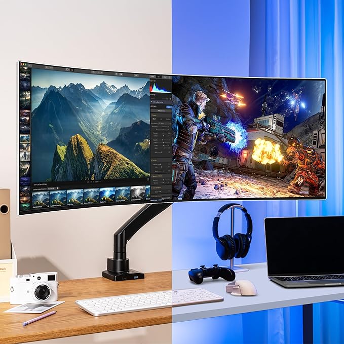 AVLT Single 17"-57" Super Ultrawide Monitor Arm