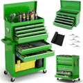 Dawmilon 8-Drawer Rolling Tool Chest, Detachable 2-in-1 Tool Box with Wheel