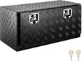 30 Inch Full Weld Aluminum Underbody Tool Box, Dual Anti-Pry Lock, Water Resistant, Anti-Deformation, Lockable Under Mount Large Storage Chest for Pickup Truck, Trailer, RV, ATV