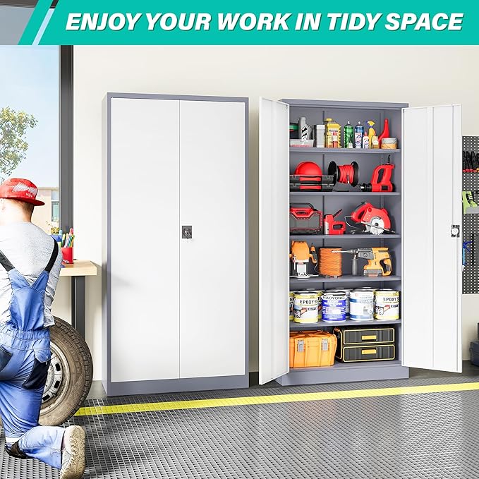 Wide & Deep Metal Storage Cabinet
