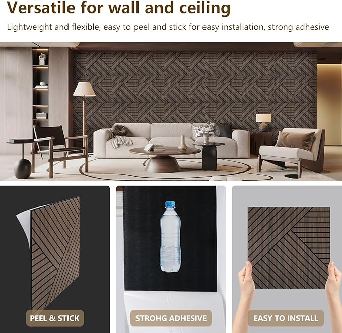 ARMURO 4 Packs Acoustic Wall Panels