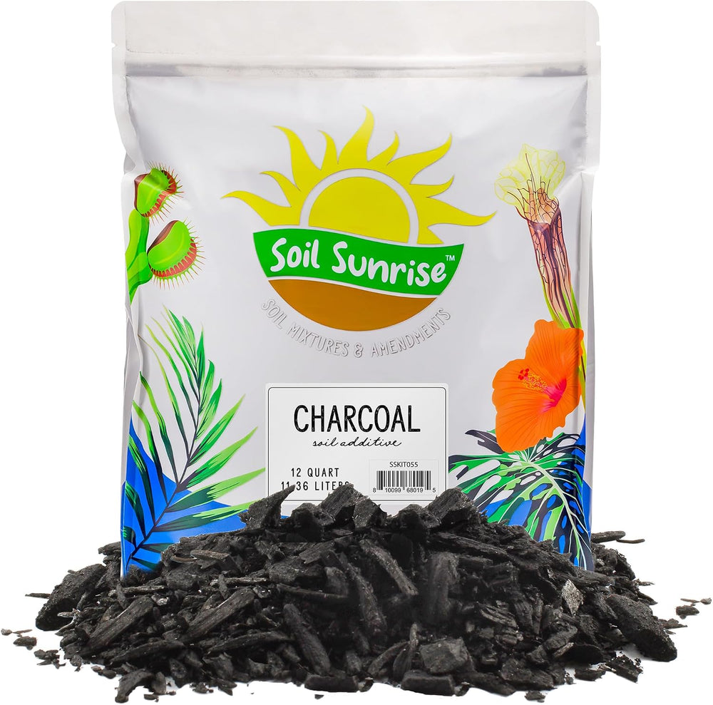 Soil Sunrise Horticultural Charcoal for Indoor Plants (12 Quarts) Hardwood So...