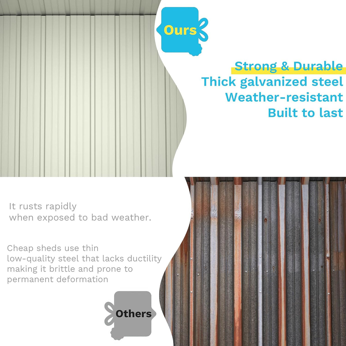 greesum outdoor storage shed 5 x 3 ft. showing dimensions