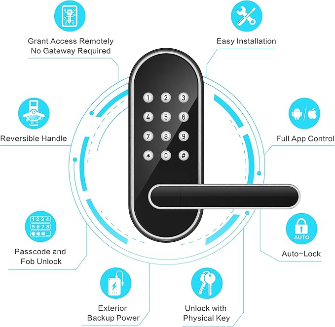 Keyless Entry Keypad Smart Door Lock