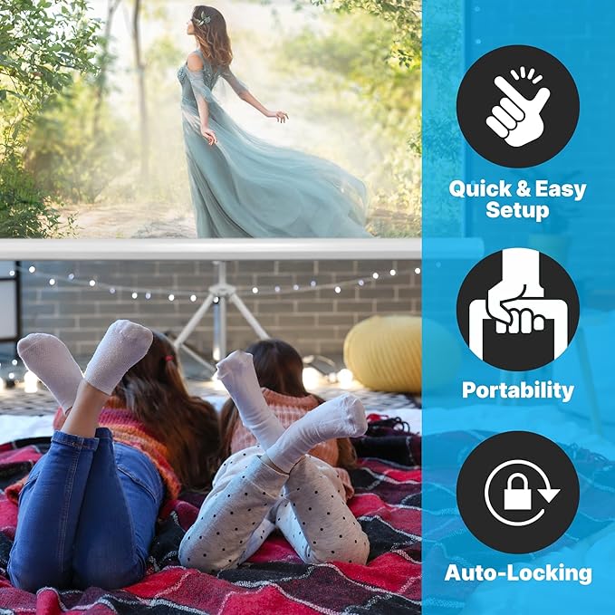 Pyle 72 Inch Outdoor Projector Screen
