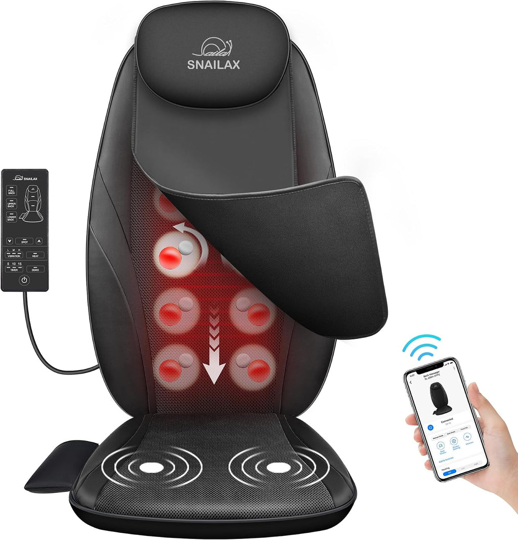 Snailax Back Massager with Heat, Gifts