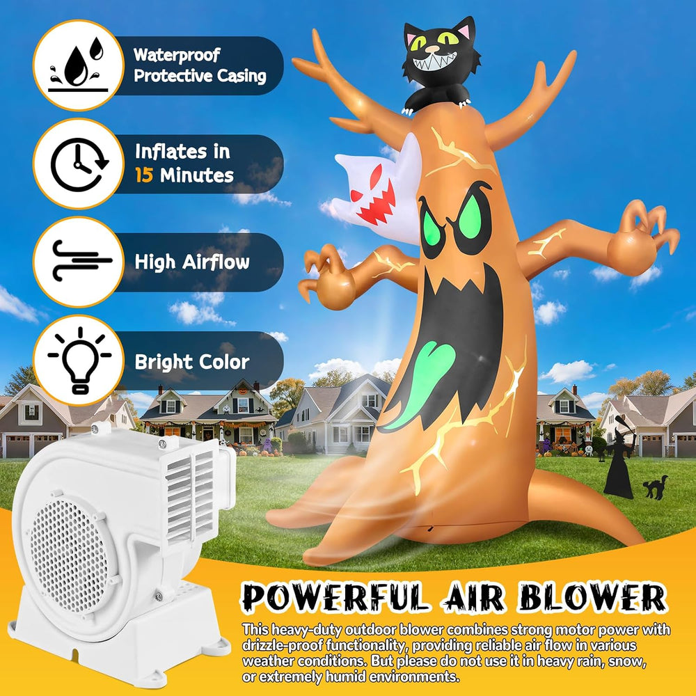 20FT Halloween Inflatables Outdoor, Kalolary Giant Ghost Tree Inflatable