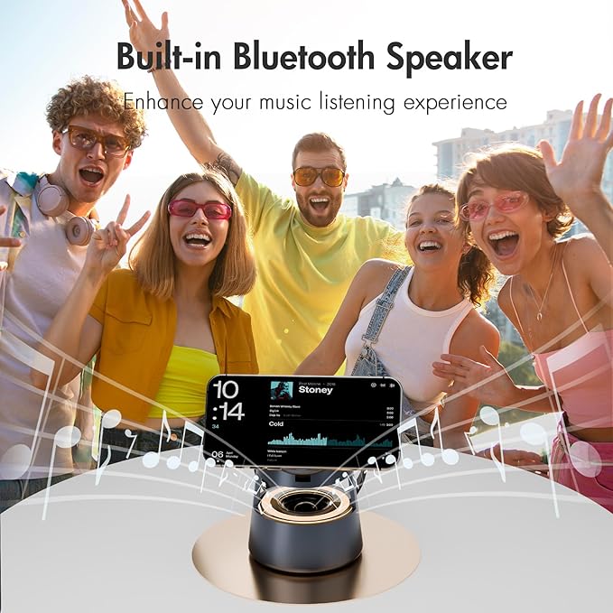 5 in 1 Magnetic Wireless Charger Bluetooth Speakers and Night Light