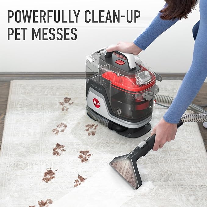 Hoover CleanSlate Plus Portable Carpet + Upholstery Spot Cleaner Machine