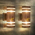 2 Pack Oil Rubbed Bronze Outdoor Wall Lights