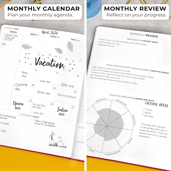Clever Fox Planner Pro Premium – Luxurious Weekly & Monthly Planner