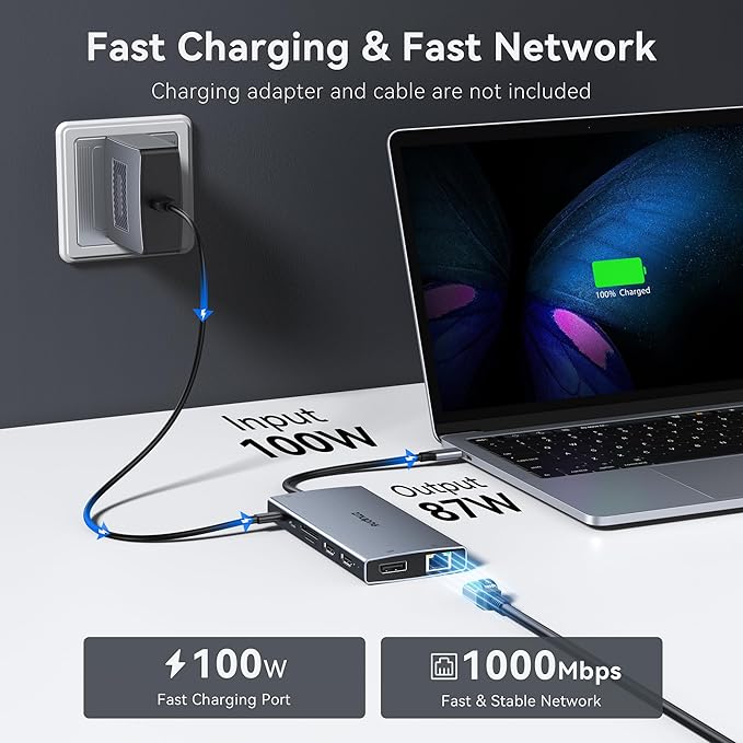 USB C Laptop Docking Station