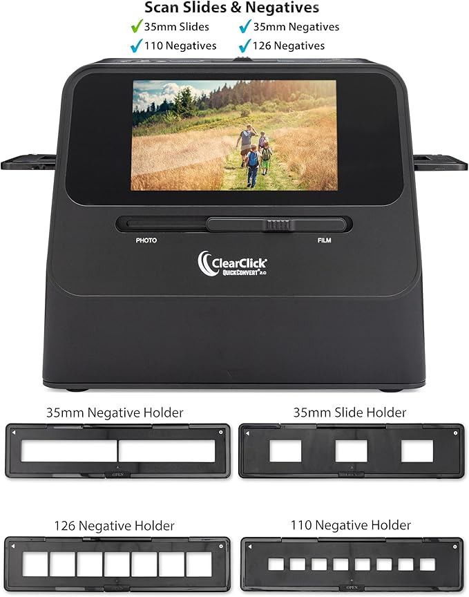 ClearClick QuickConvert 2.0 Photo, and Negative Scanner