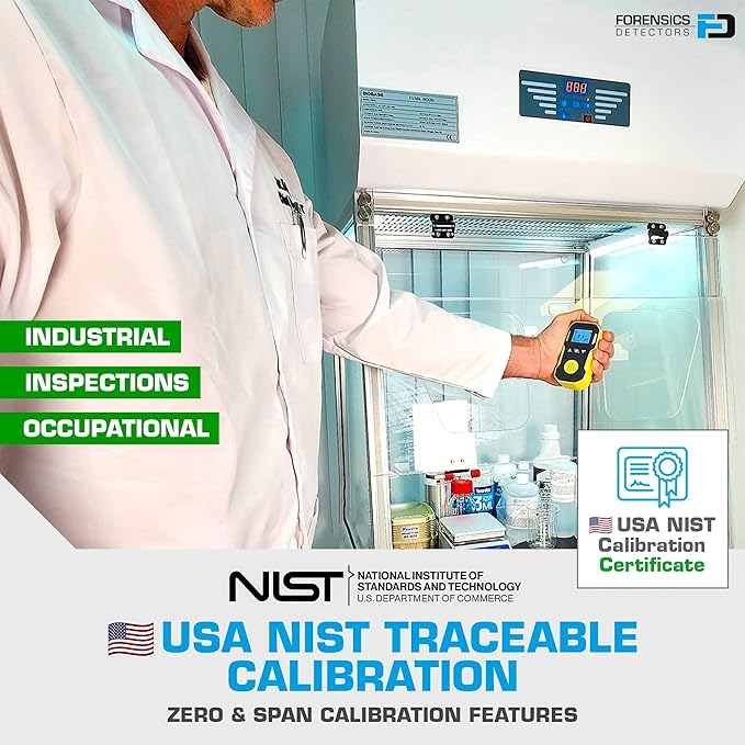 Carbon Monoxide CO Meter by Forensics | USA NIST Calibration | Dust & Explosion