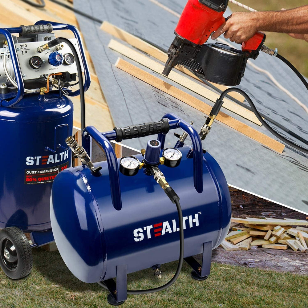 STEALTH Air Tank, High-Pressure 10-gallon Air Tank with Maximum 225PSI Pressu...