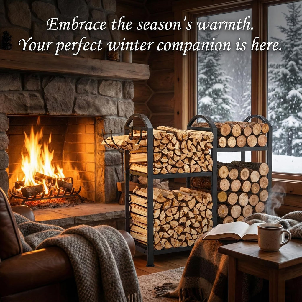 2 Tier Firewood Rack, 31inch