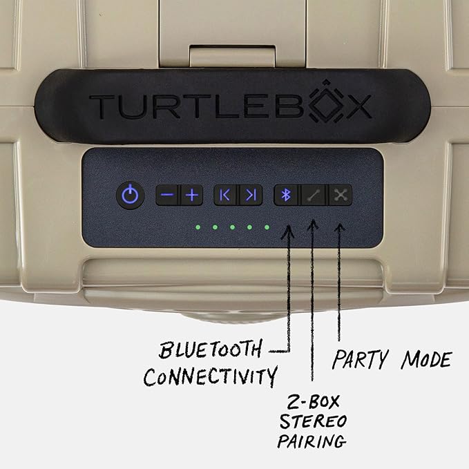 Turtlebox Original Gen 3: Portable Outdoor Bluetooth Speaker – Ultra-Loud