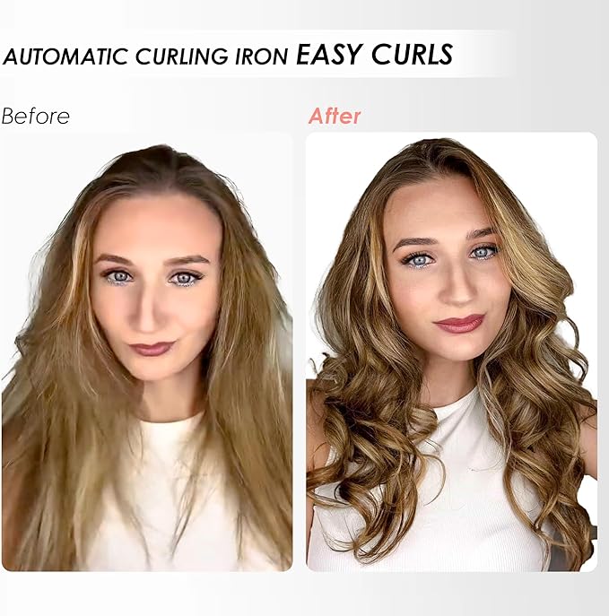 LA MAESII Automatic Rotating Curling Iron, Hair Curler