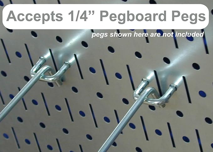 Wall Control Pegboard Organizer 4 ft. Metal Pegboard Standard Tool Storage Kit