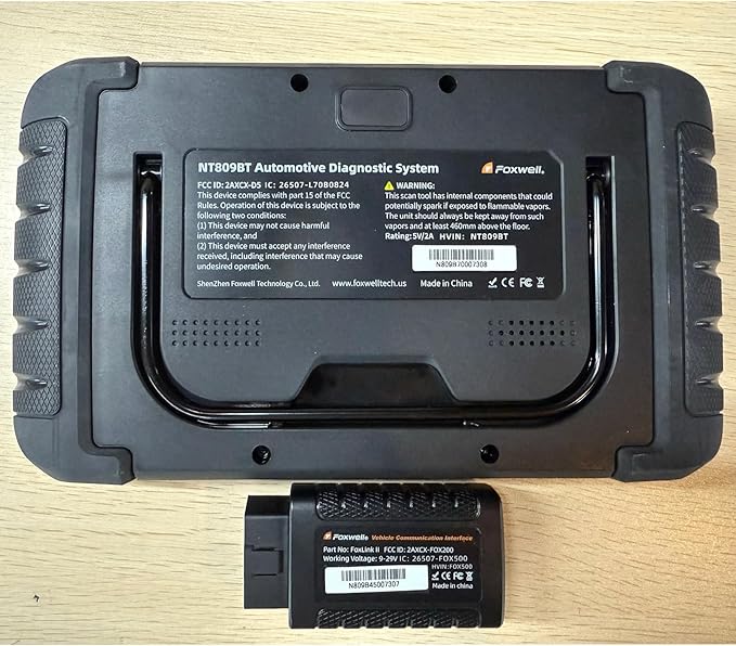 2026 FOXWELL Scanner NT809BT Wireless OBD2 Scanner Diagnostic Tool