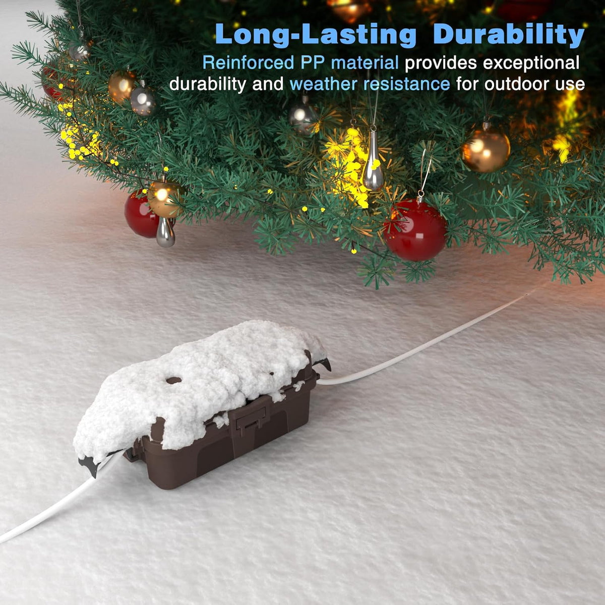 flemoon 2 pack ip55 outdoor electrical box waterproof, package contents