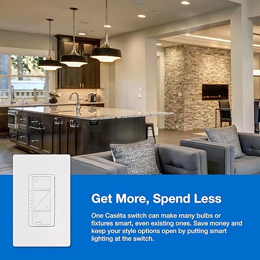 Lutron Caseta Original Smart Dimmer Switch Kit w/ Hub,