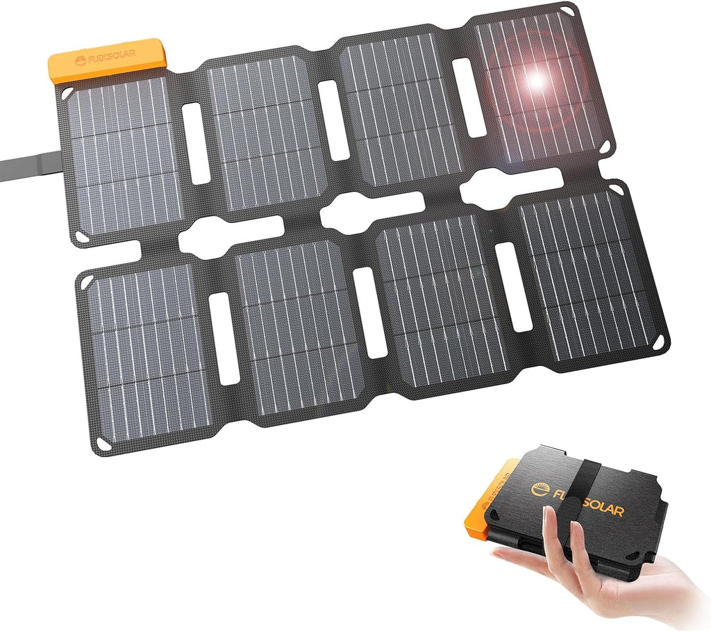 FlexSolar Portable 25W Solar Panel Charger