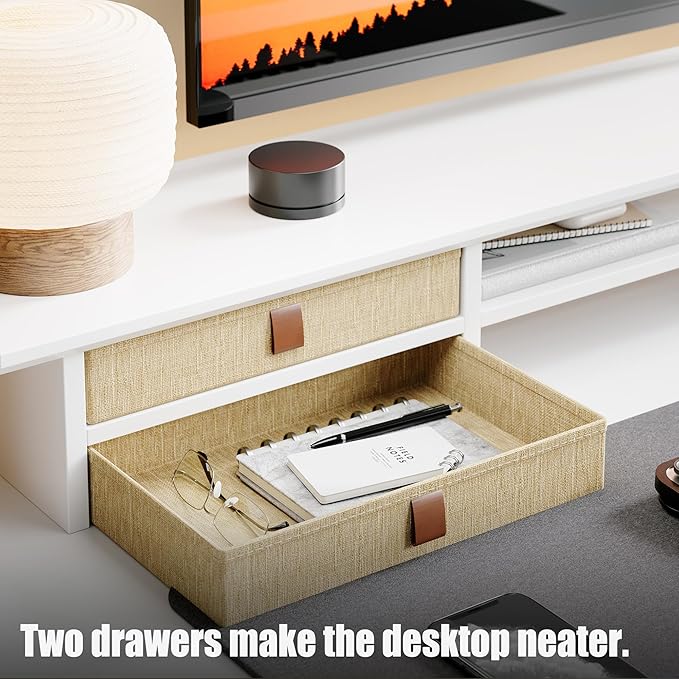 FENSULN Dual‑Tier Monitor Stand Riser