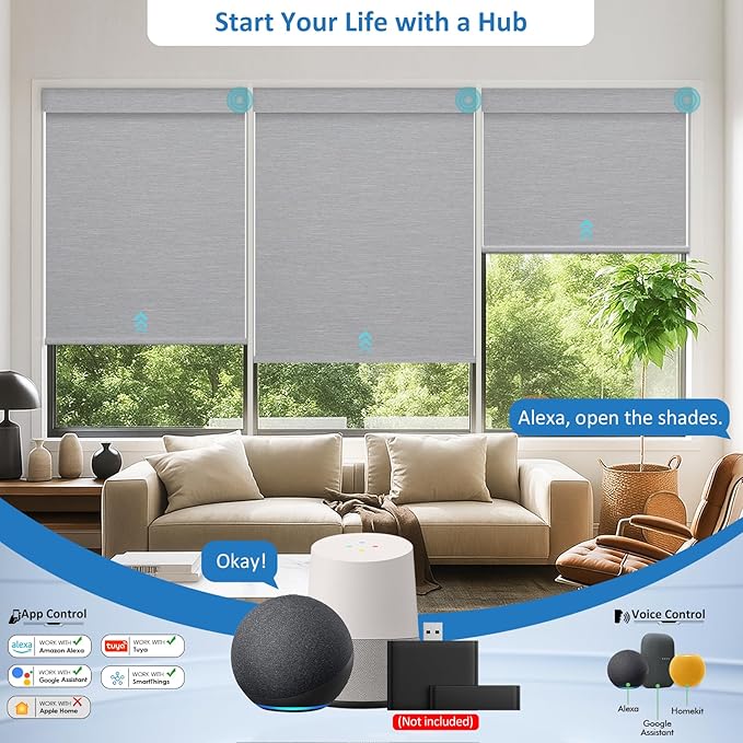 MANSNIX Smart Motorized Blinds