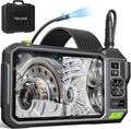Triple Lens Borescope with 7" IPS Screen, Teslong 1080P HD Industrial Endoscope