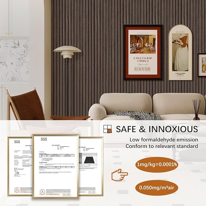 ARMURO Wood Panels for Wall 2 PCS