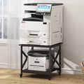 Fannova 2 Tier Large Printer Stand, 23.6 x 23.6 x 22.6 Inches Square Printer