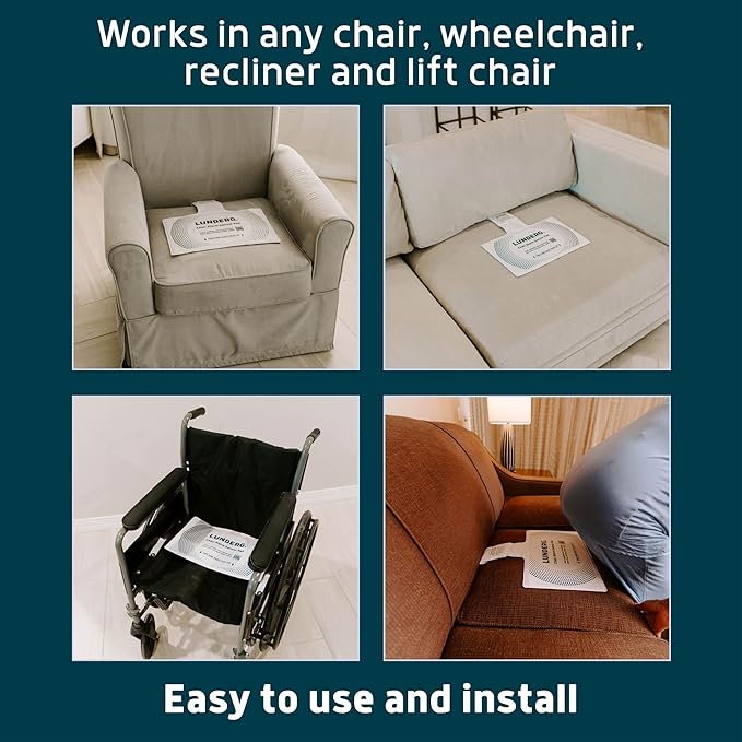 Lunderg Chair Alarm Wireless Sensor Pad