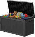 350 Gallon Outdoor Storage Box, Extra-Large Heavy-Duty Waterproof Deck Box