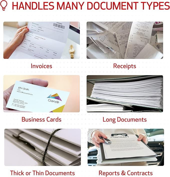 Canon imageFORMULA R40 Office Document Scanner Receipt Edition,