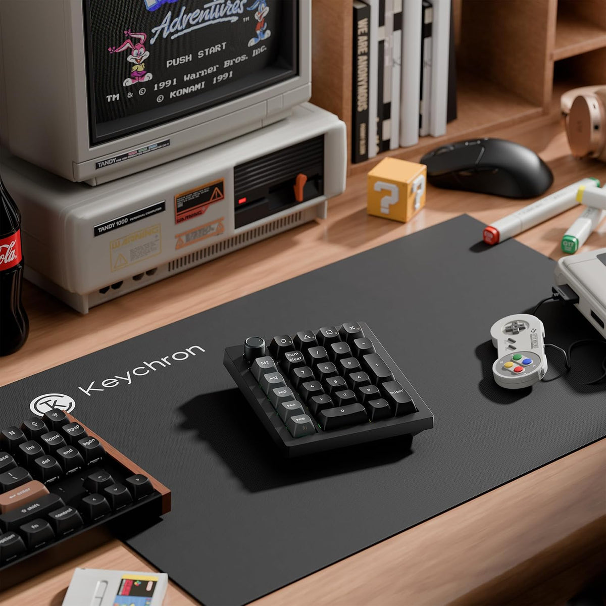 keychron v0 ultra 8k polling rate wireless (2.4 shown in use