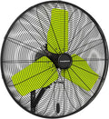 Pro 9500 CFM 24" Outdoor IP44 Waterproof Wall Mount Fan, 3-Speed Oscillating