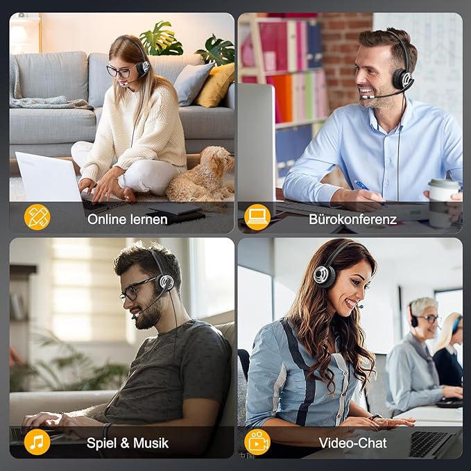 MAIRDI USB Headset With Microphone