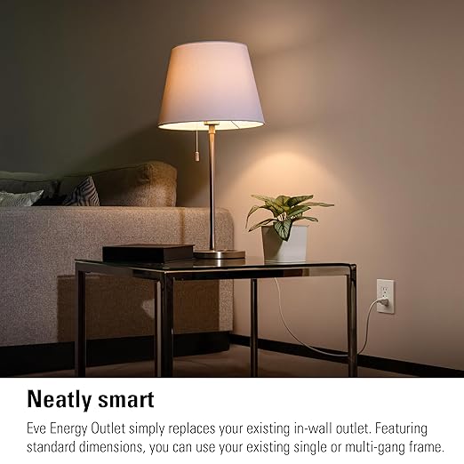 Eve Energy Outlet 3-Pack – Smart Outlet & Power Meter, App & Voice Control