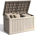 Outdoor Storage Box,270 Gallon Waterproof Deck Box [Upgraded 3.0]