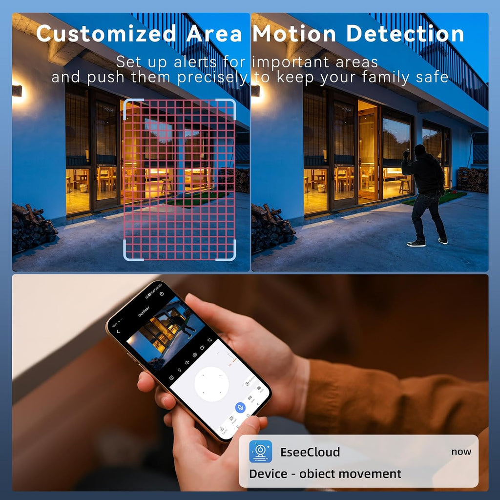 Security Camera System, CCTV Camera Security System with 12.5 Inch Monitor 5MP Outdoor Security Camera,Motion Detection,IP67 Waterproof,24/7 10CH 1TB Hard Drive,Two-Way Audio