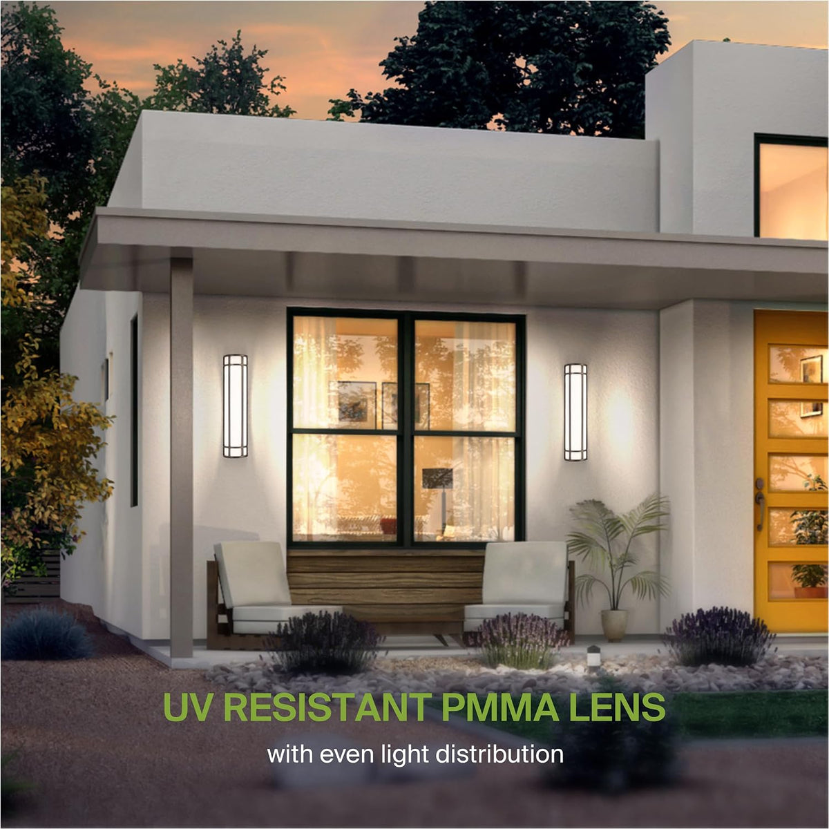 asd 24" led outdoor wall light 4 pack, package contents