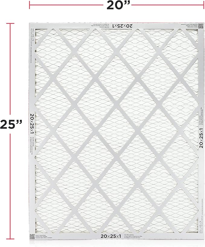 Frigidaire PureAir® 20x25x1 MERV 8 Allergen Electrostatic Pleated Air (6 Pack)