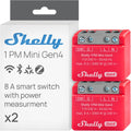 Shelly 1PM Mini Gen4 | Wi-Fi, Matter Smart Relay Switch (2 Pack)