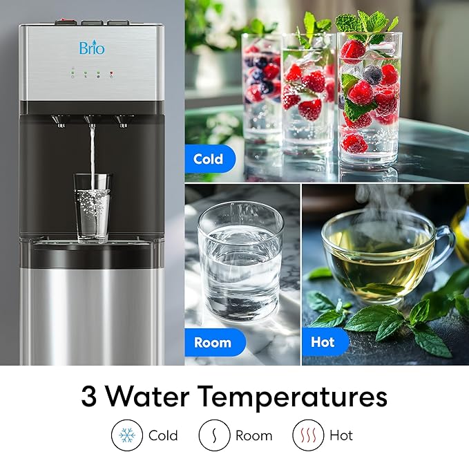 Brio Self Cleaning Bottom Loading Water Cooler Water Dispenser – Limited Edition
