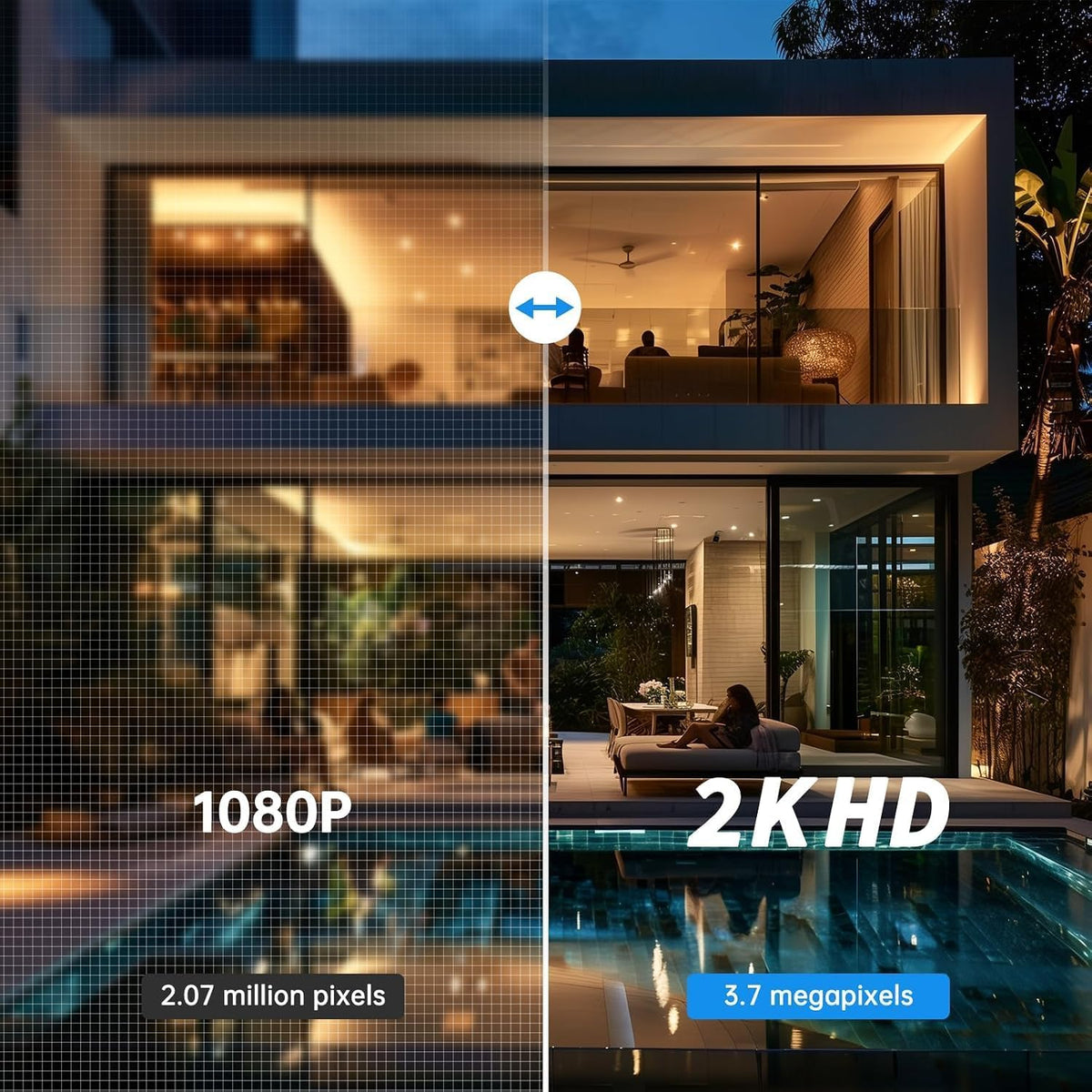 Light Bulb Security Camera 5G/2.4GHz WiFi 2K Lightbulb Security Cameras Wireless Outdoor, 360 Screw in Sight Bulb Motion Detection Siren Alarm Light Socket Camera 2-Way Audio Color Night Vision